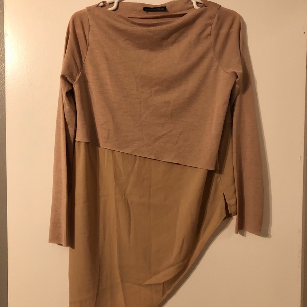 Zara Asymmetrical Pink Tunic
